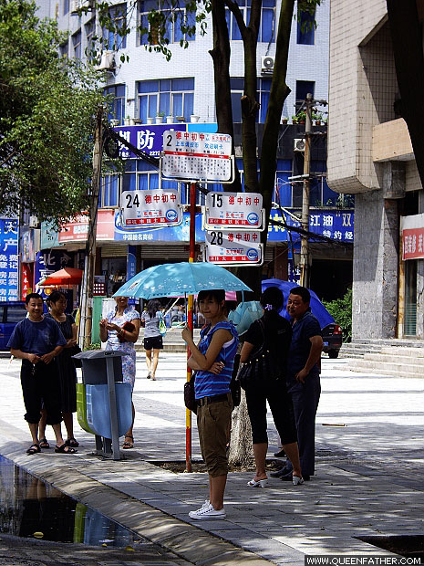 天气很好，就是太晒